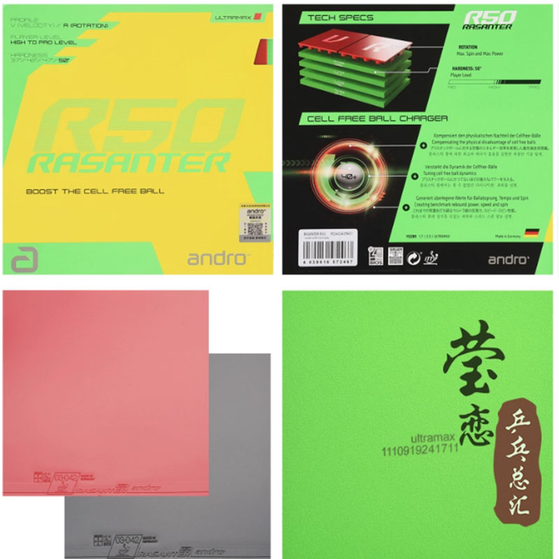 Goma de Tenis de Mesa Andro Ra - Table Tennis Racket reseña y precio